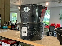 Bbq barbecues gril barbecue ø34,5cm (2x) - afbeelding 4 van  4