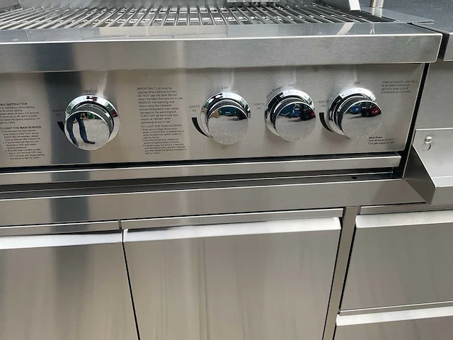 Bbq burner-grill-wasbak-pizza buitenkeuken - afbeelding 8 van  24