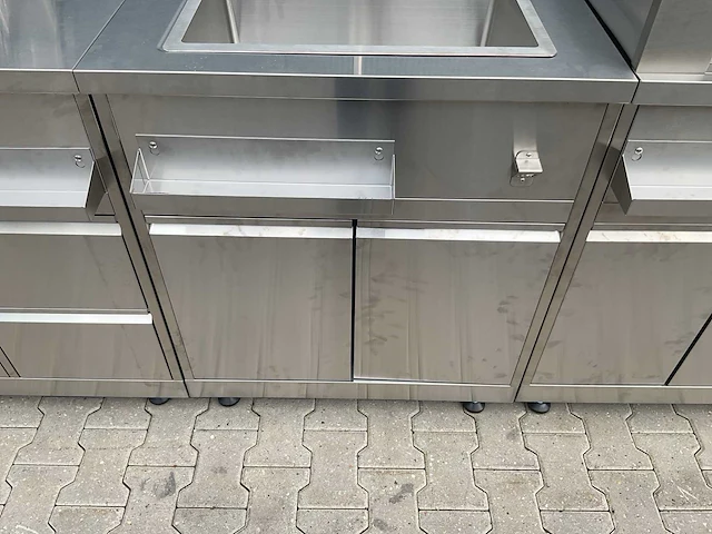 Bbq burner-grill-wasbak-pizza buitenkeuken - afbeelding 23 van  24