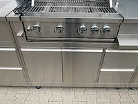 Bbq burner-grill-wasbak-pizza buitenkeuken - afbeelding 21 van  22