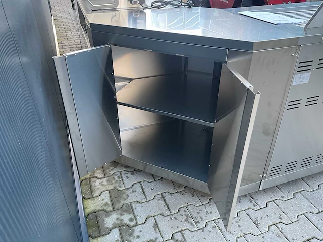 Bbq burner-hoek-grill-wasbak-pizza buitenkeuken - afbeelding 4 van  32