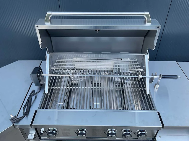 Bbq burner-hoek-grill-wasbak-pizza buitenkeuken - afbeelding 5 van  32