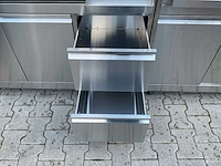 Bbq burner-hoek-grill-wasbak-pizza buitenkeuken - afbeelding 12 van  32