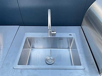 Bbq burner-hoek-grill-wasbak-pizza buitenkeuken - afbeelding 13 van  32