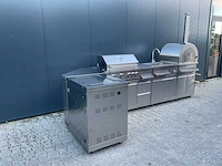 Bbq burner-hoek-grill-wasbak-pizza buitenkeuken - afbeelding 32 van  32