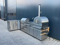 Bbq burner-hoek-grill-wasbak-pizza buitenkeuken - afbeelding 22 van  32