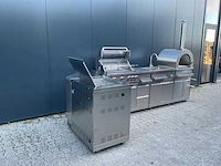 Bbq burner-hoek-grill-wasbak-pizza buitenkeuken - afbeelding 27 van  32