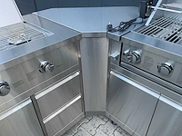 Bbq burner-hoek-grill-wasbak-pizza buitenkeuken - afbeelding 31 van  32