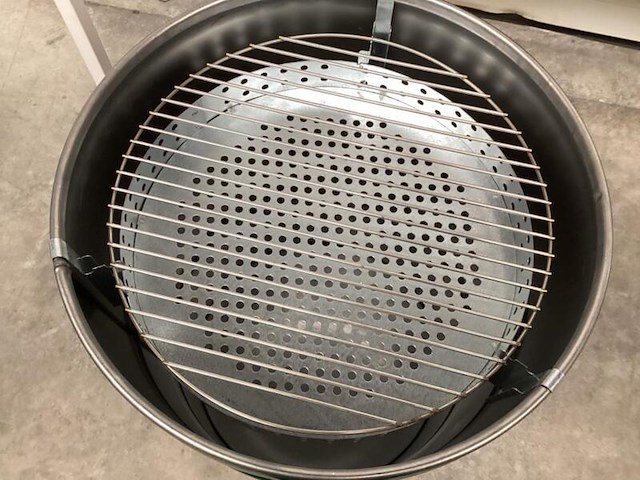 Bbq olievat metabo, 200 l grill, groen - afbeelding 3 van  7