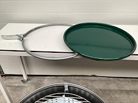 Bbq olievat metabo, 200 l grill, groen - afbeelding 4 van  7
