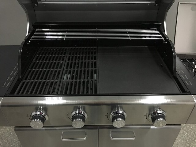 Bbq vonato, 4 branders, zilverkleurig - afbeelding 2 van  4