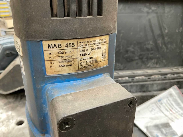 Bds mab 455 magnetische boormachine - afbeelding 4 van  5