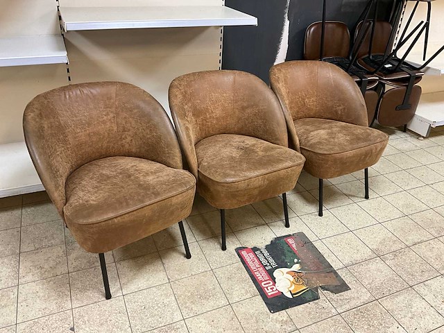 Be pure home vogue fauteuils (3x) - afbeelding 9 van  9