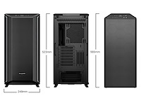 Be quiet! behuizing dark base 701 zwart - afbeelding 3 van  4