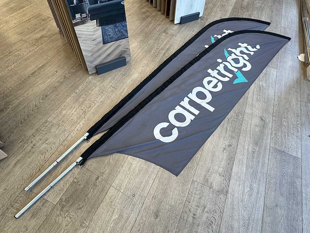 Beachvlag (2x) - afbeelding 1 van  1