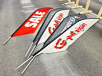 Beachvlag (5x) - afbeelding 1 van  2