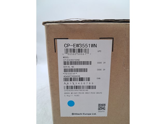 Beamer, hitachi, cp-ew3551wne - afbeelding 3 van  4