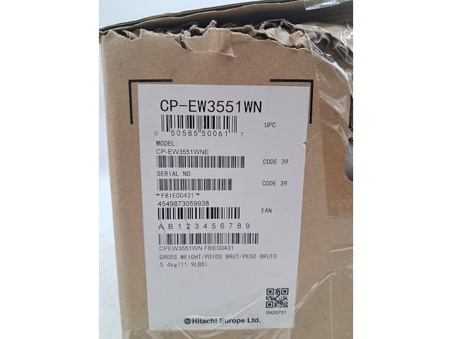 Beamer, hitachi, cp-ew3551wne - afbeelding 4 van  5