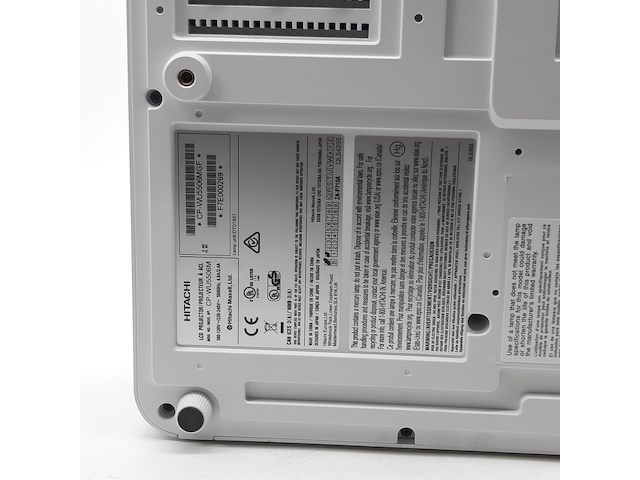 Beamer, hitachi, cp-wu5506m - afbeelding 3 van  12