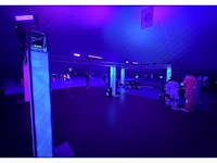 Beamz, adj glow in the dark set-up