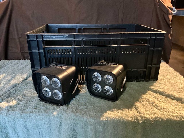 Beamz bbp94 accu uplight par (8x) - afbeelding 1 van  5