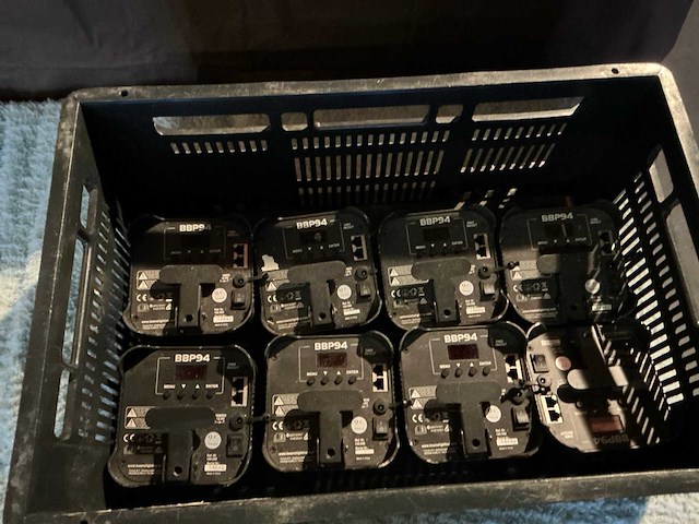 Beamz bbp94 accu uplight par (8x) - afbeelding 5 van  5