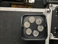 Beamz bbp96 oplaadbare led par (8x) - afbeelding 2 van  6