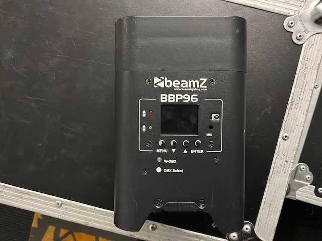 Beamz bbp96 oplaadbare led par (8x) - afbeelding 3 van  6