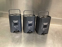 Beamz bbp96 uplight led par (3x) - afbeelding 1 van  13