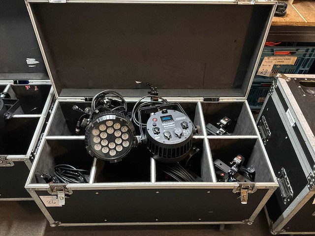 Beamz bwa536 led-par (8x) - afbeelding 1 van  5