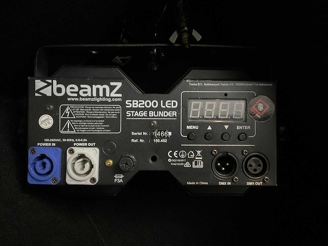 Beamz sb2000 led stage blinder (4x) - afbeelding 3 van  4