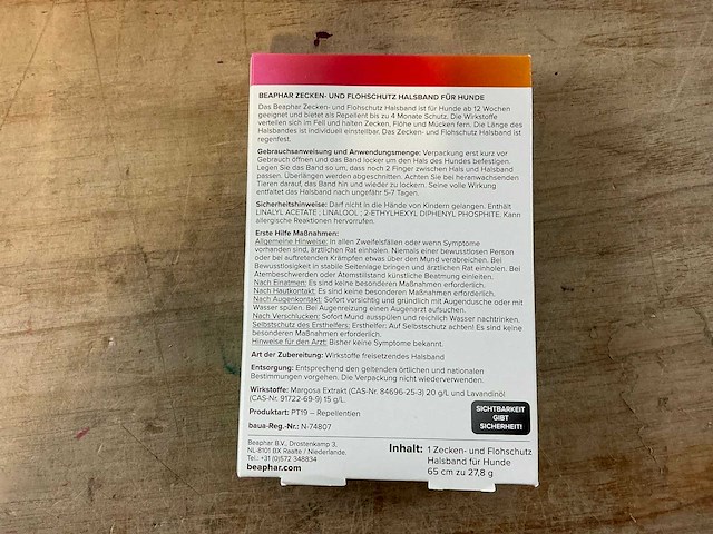 Beaphar reflecterende vlooienband (40x) - afbeelding 2 van  5