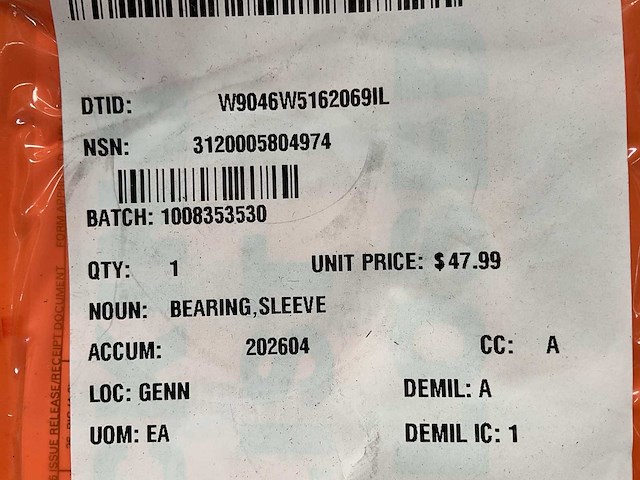 Bearing sleeve - afbeelding 2 van  2