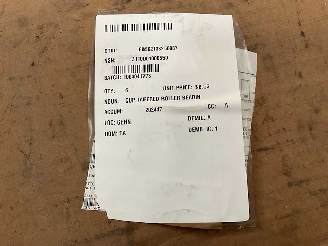 Bearing tapared (6x) - afbeelding 3 van  3