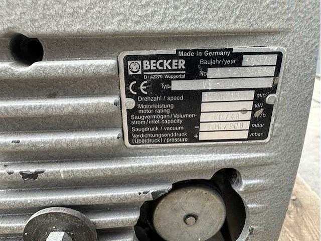 Becker - vt4.40 - accessoires voor machines - afbeelding 5 van  6