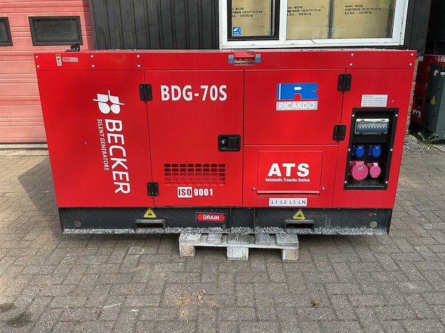 Becker bdg-70s noodstroomaggregaat - afbeelding 1 van  14