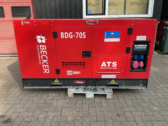 Becker bdg-70s noodstroomaggregaat - afbeelding 1 van  26