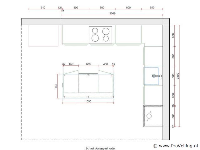 Beckermann hoekkeuken met werkeiland tessina classic - afbeelding 35 van  40