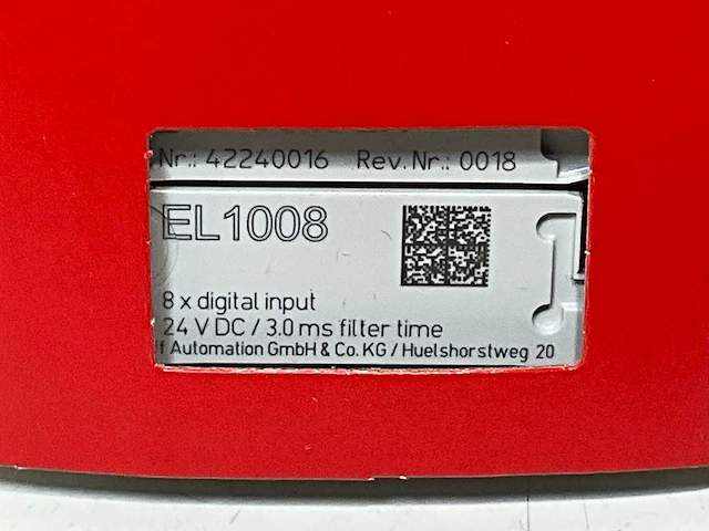 Beckhoff el1008 automatiseringsmodule: digitale ingang; -25÷60°c; ip20; 24vdc - afbeelding 3 van  3