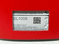 Beckhoff el1008 automatiseringsmodule: digitale ingang; -25÷60°c; ip20; 24vdc - afbeelding 3 van  3