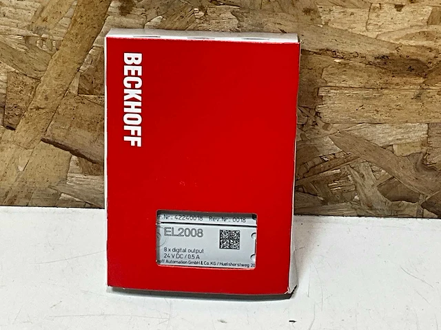 Beckhoff el2008 ethercat 8-channel digital output terminal - afbeelding 2 van  3