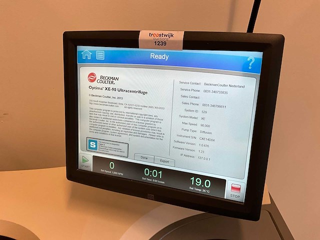 Beckman coulter optima xe-90 ultracentrifuge - afbeelding 6 van  8