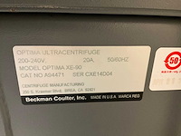 Beckman coulter optima xe-90 ultracentrifuge - afbeelding 4 van  5