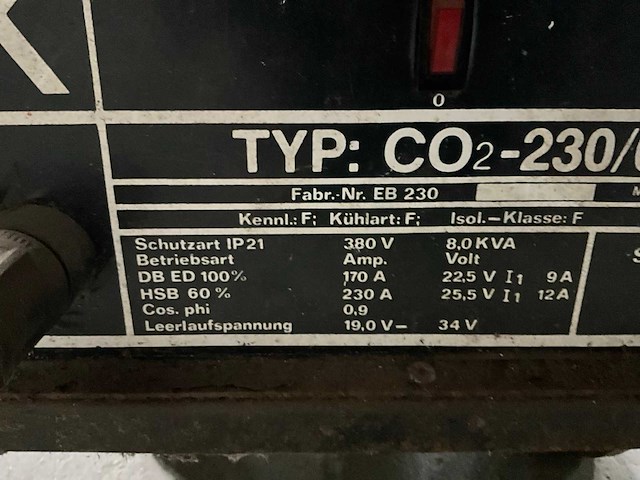 Beckum co2-230/60et lasmachines - afbeelding 7 van  7