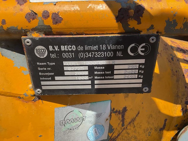 Beco betonkubel - afbeelding 8 van  8