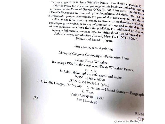 Becoming o'keeffe - afbeelding 2 van  5