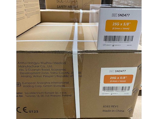 Becton dickinson - eclipse - veiligheidsnaald / 25g (68000x) - afbeelding 4 van  4