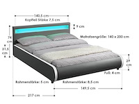Bed sevilla 140x200cm - afbeelding 6 van  6