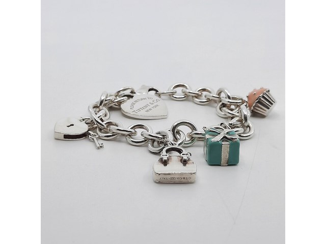 Bedelarmband, tiffany&co - afbeelding 1 van  10