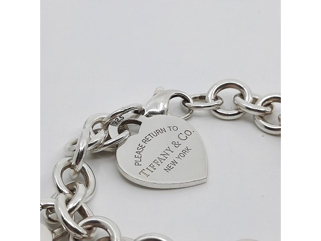 Bedelarmband, tiffany&co - afbeelding 5 van  10